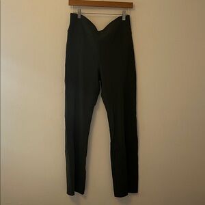 Olive Green Delancey Straight-leg Pants